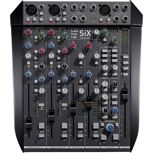 Solid State Logic SiX Masaüstü Analog Mikser Solid State Logic SiX Masaüstü Analog Mikser