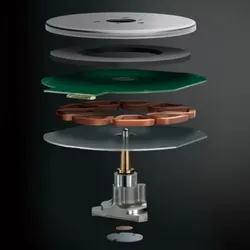 Technics SL-1210 MKX direct drive motor yapısı