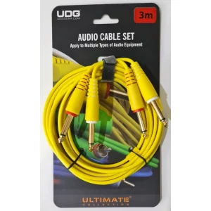 UDG Ultimate 6,3 mm Jak-Jak Ses Kablosu Sarı Düz 3 m