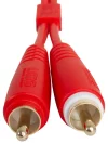 UDG Ultimate RCA-RCA Ses Kablosu Kırmızı Düz 1,5 m