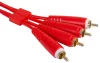 UDG Ultimate RCA-RCA Ses Kablosu Kırmızı Düz 1,5 m
