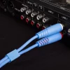 UDG Ultimate RCA-RCA Ses Kablosu Mavi Düz 3 m