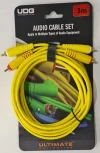 UDG Ultimate RCA-RCA Ses Kablosu Sarı Düz 3 m