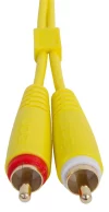 UDG Ultimate RCA-RCA Ses Kablosu Sarı Düz 3 m