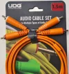 UDG Ultimate RCA-RCA Ses Kablosu Turuncu Düz 1,5 m