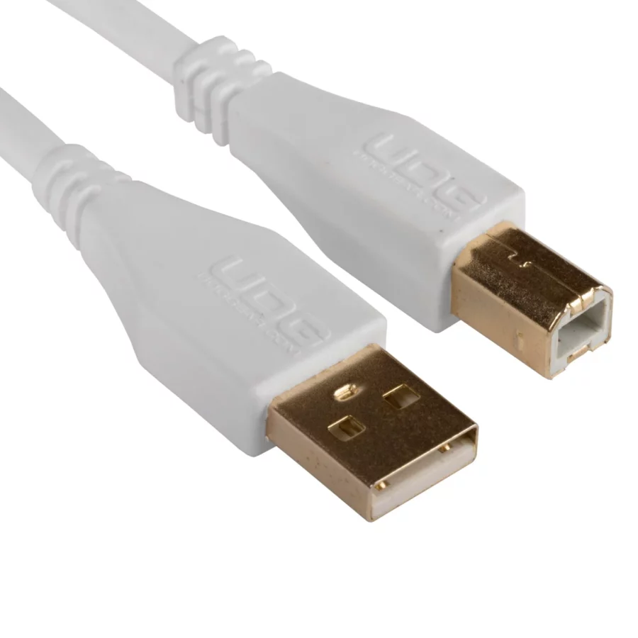 UDG Ultimate Ses Kablosu USB 2.0 A-B Beyaz Düz 2 m