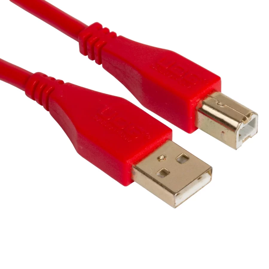 UDG Ultimate Ses Kablosu USB 2.0 A-B Kırmızı Düz 2 m