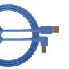 UDG Ultimate Ses Kablosu USB 2.0 A-B Mavi Açılı 1 m