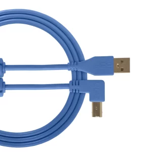 UDG Ultimate Ses Kablosu USB 2.0 A-B Mavi Açılı 1 m