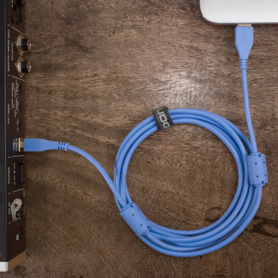 UDG Ultimate Ses Kablosu USB 2.0 A-B Mavi Düz 1 m