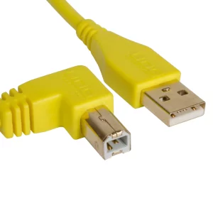 UDG Ultimate Ses Kablosu USB 2.0 A-B Sarı Açılı 1 m