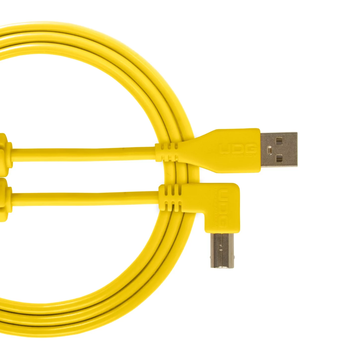 UDG Ultimate Ses Kablosu USB 2.0 A-B Sarı Açılı 2 m UDG Ultimate Ses Kablosu USB 2.0 A-B Sarı Açılı 2 m
