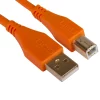 UDG Ultimate Ses Kablosu USB 2.0 A-B Turuncu Düz 2 m