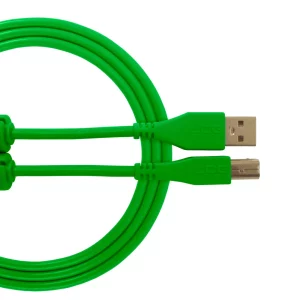 UDG Ultimate Ses Kablosu USB 2.0 A-B Yeşil Düz 1 m