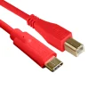 UDG Ultimate Ses Kablosu USB 2.0 C-B Kırmızı Düz 1,5 m