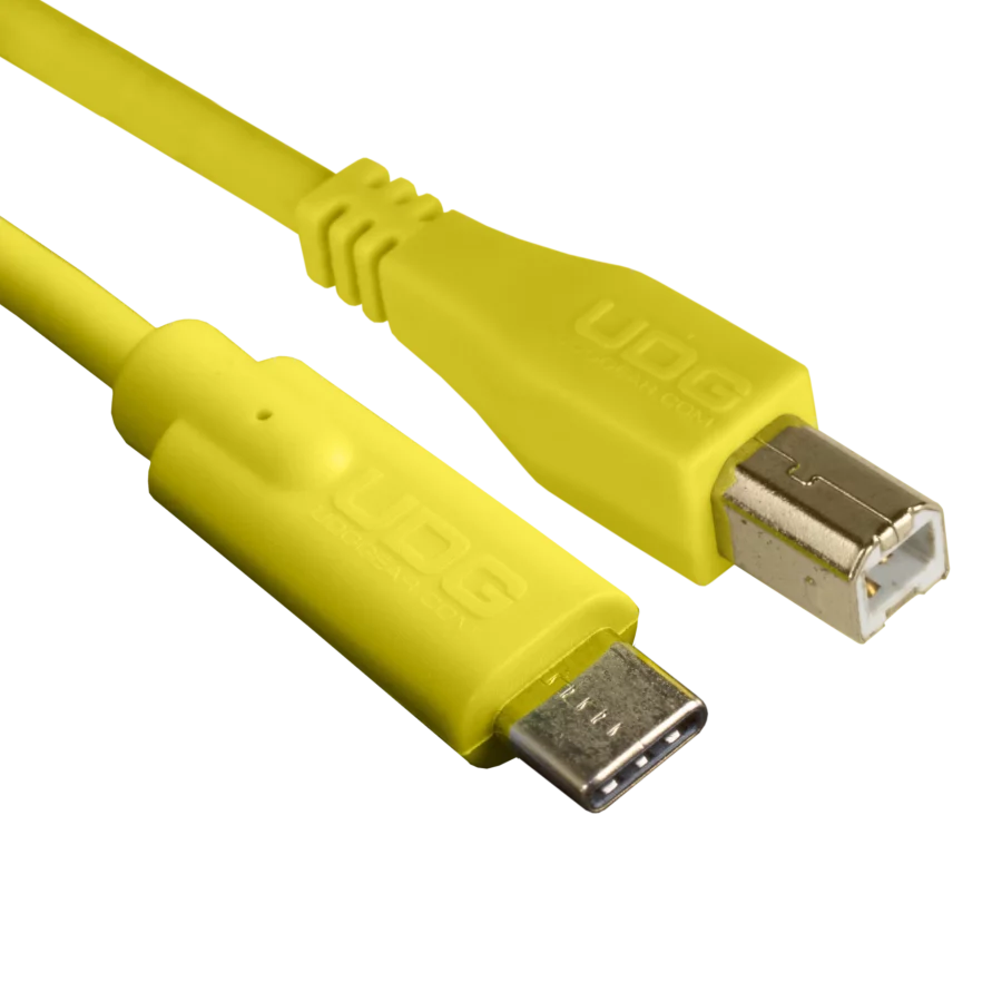 UDG Ultimate Ses Kablosu USB 2.0 C-B Sarı Düz 1,5 m