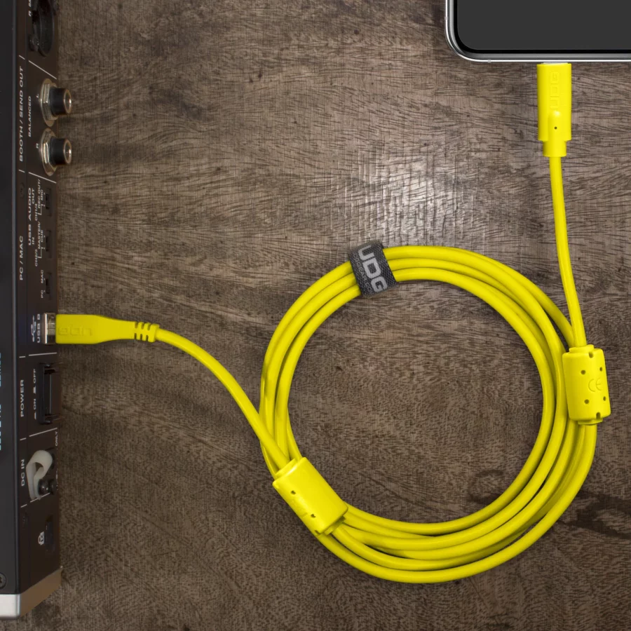 UDG Ultimate Ses Kablosu USB 2.0 C-B Sarı Düz 1,5 m
