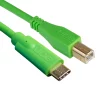 UDG Ultimate Ses Kablosu USB 2.0 C-B Yeşil Düz 1,5 m