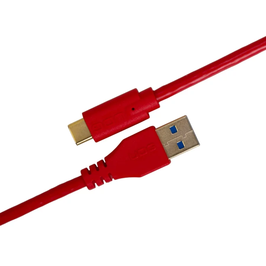 UDG Ultimate Ses Kablosu USB 3.2 C-A Kırmızı Düz 1,5 m
