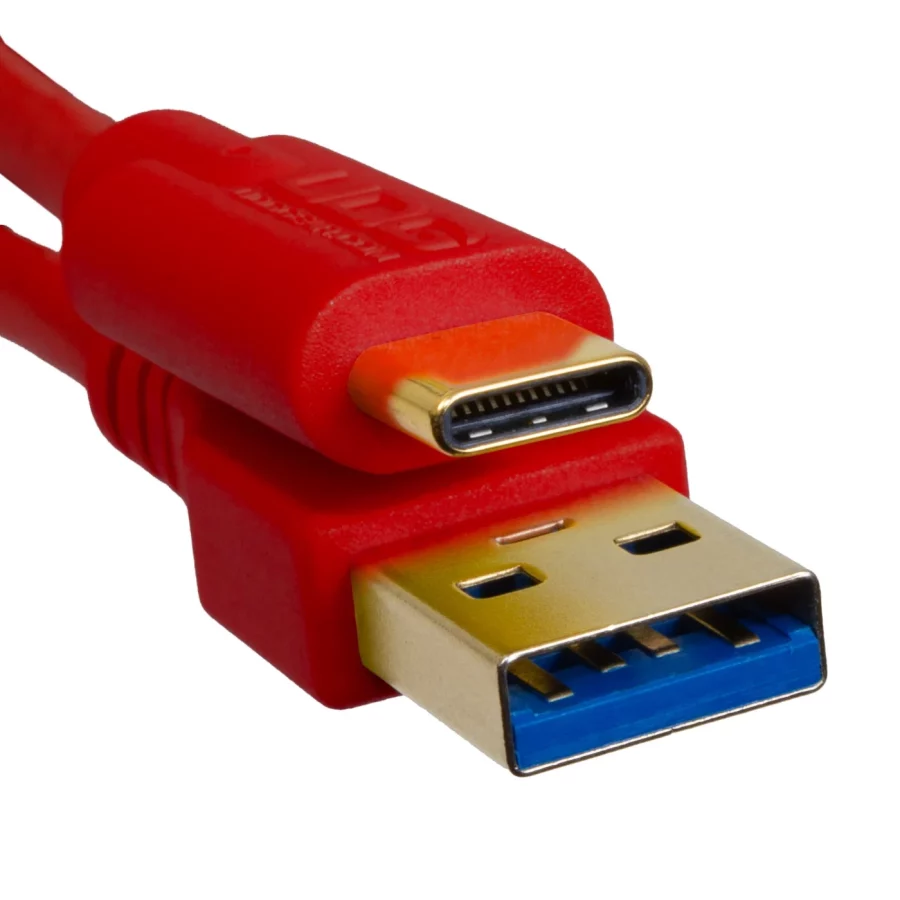 UDG Ultimate Ses Kablosu USB 3.2 C-A Kırmızı Düz 1,5 m