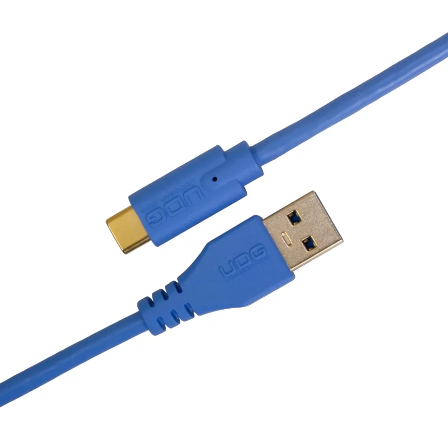 UDG Ultimate Ses Kablosu USB 3.2 C-A Mavi Düz 1,5 m