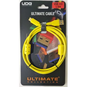 UDG Ultimate Ses Kablosu USB 3.2 C-A Sarı Düz 1,5 m
