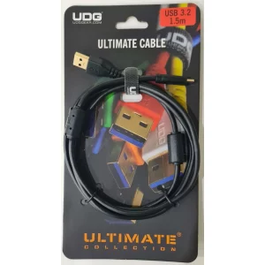 UDG Ultimate Ses Kablosu USB 3.2 C-A Siyah Düz 1,5 m