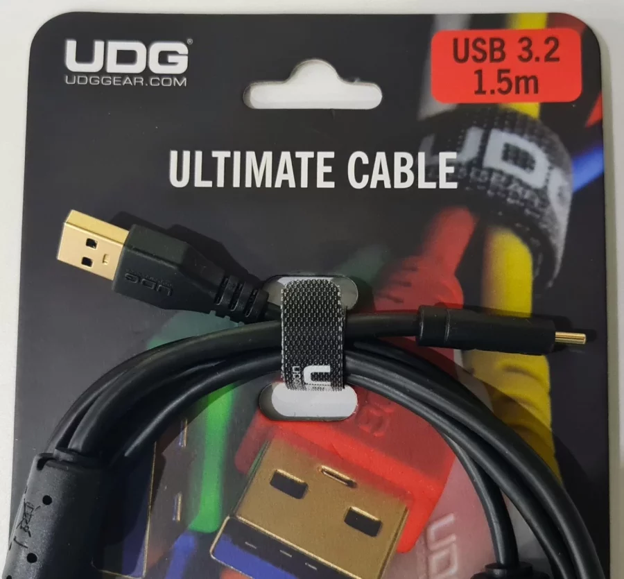 UDG Ultimate Ses Kablosu USB 3.2 C-A Siyah Düz 1,5 m
