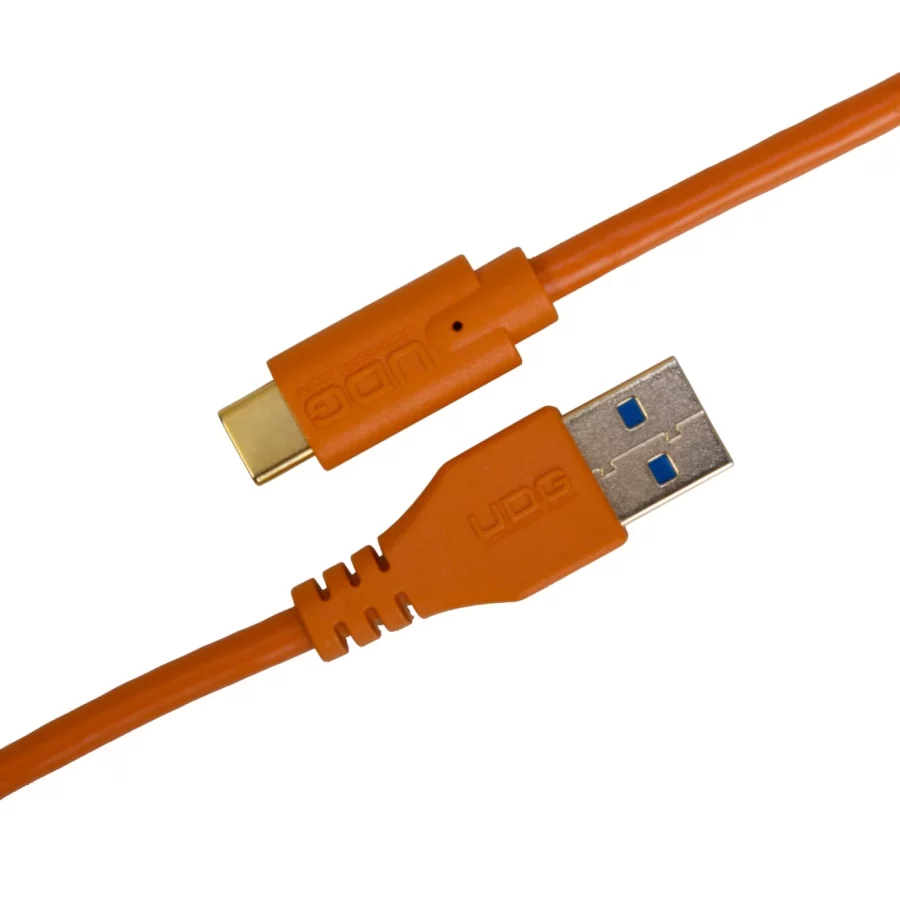 UDG Ultimate Ses Kablosu USB 3.2 C-A Turuncu Düz 1,5 m