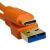 UDG Ultimate Ses Kablosu USB 3.2 C-A Turuncu Düz 1,5 m