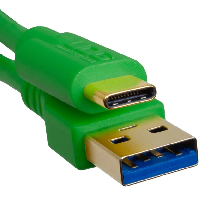 UDG Ultimate Ses Kablosu USB 3.2 C-A Yeşil Düz 1,5 m