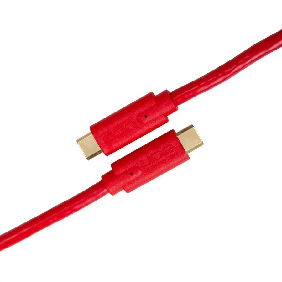 UDG Ultimate Ses Kablosu USB 3.2 C-C Kırmızı Düz 1,5 m