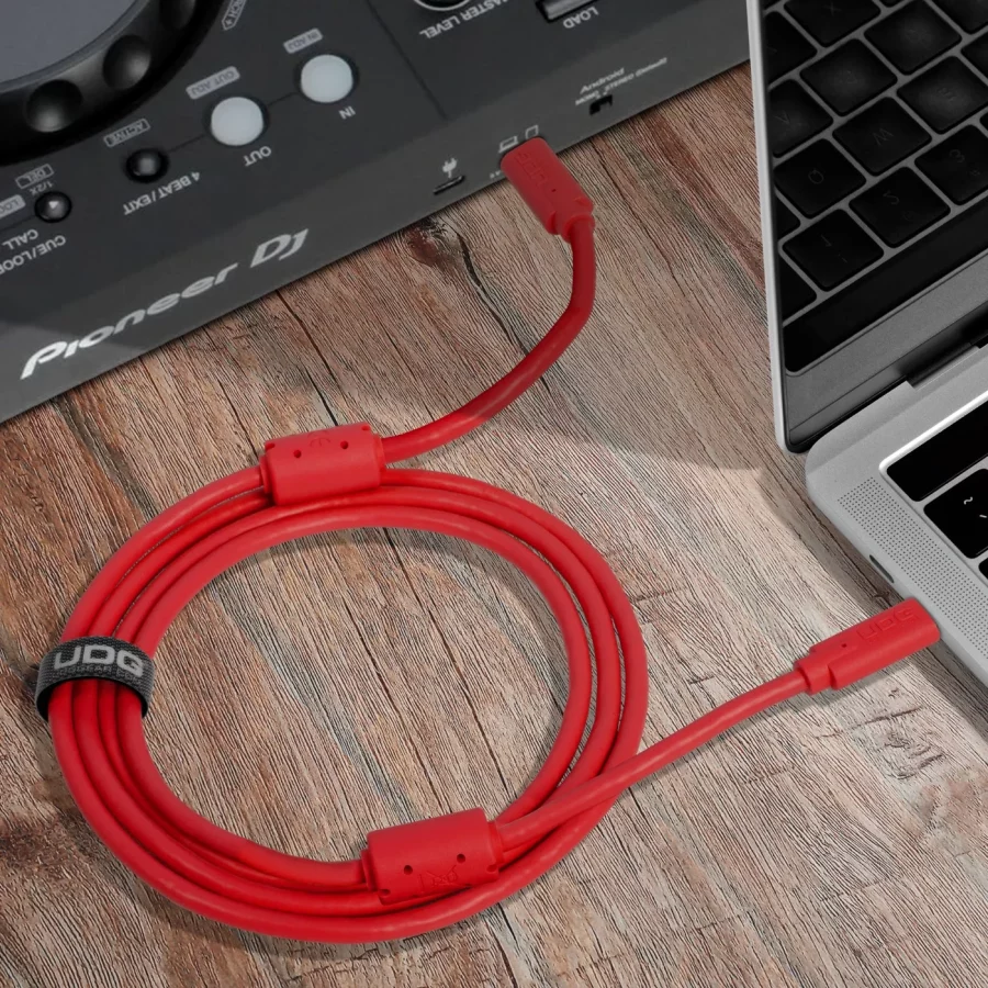 UDG Ultimate Ses Kablosu USB 3.2 C-C Kırmızı Düz 1,5 m