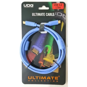 UDG Ultimate Ses Kablosu USB 3.2 C-C Mavi Düz 1,5 m