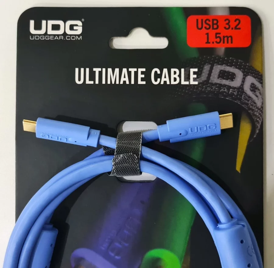 UDG Ultimate Ses Kablosu USB 3.2 C-C Mavi Düz 1,5 m