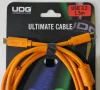 UDG Ultimate Ses Kablosu USB 3.2 C-C Turuncu Düz 1,5 m