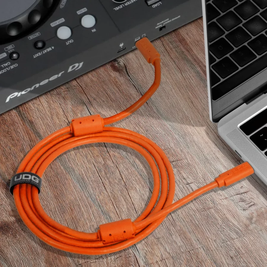 UDG Ultimate Ses Kablosu USB 3.2 C-C Turuncu Düz 1,5 m