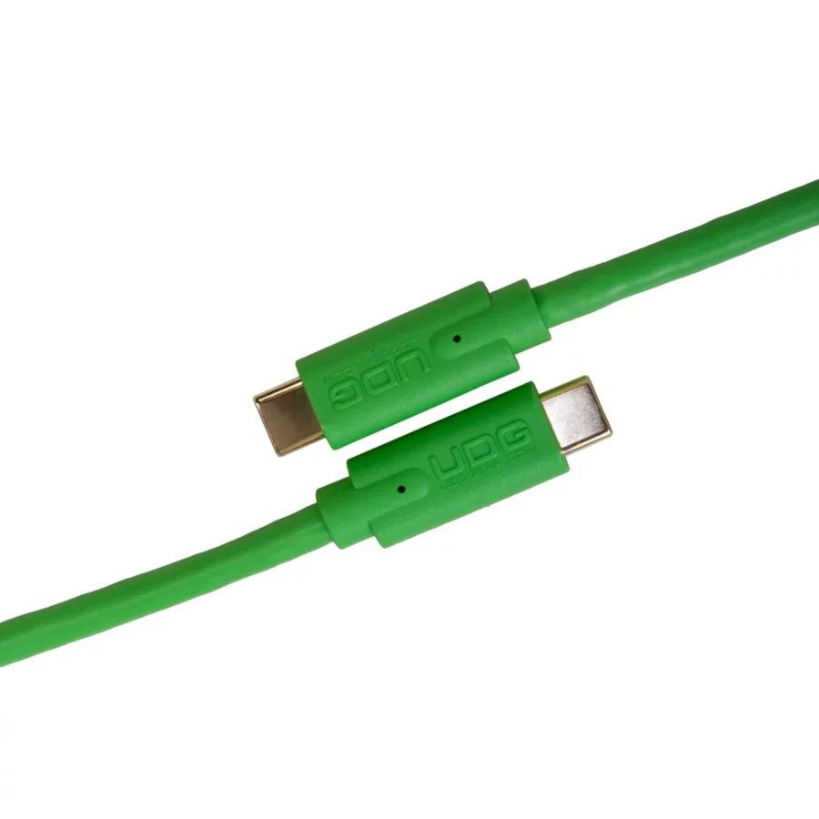 UDG Ultimate Ses Kablosu USB 3.2 C-C Yeşil Düz 1,5 m