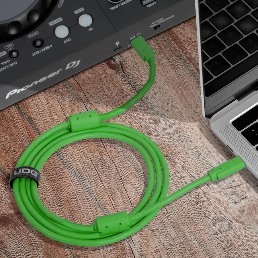 UDG Ultimate Ses Kablosu USB 3.2 C-C Yeşil Düz 1,5 m