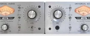 Universal Audio 710 Twin-Finity Tüp ve Solid State Mikrofon Preamfisi