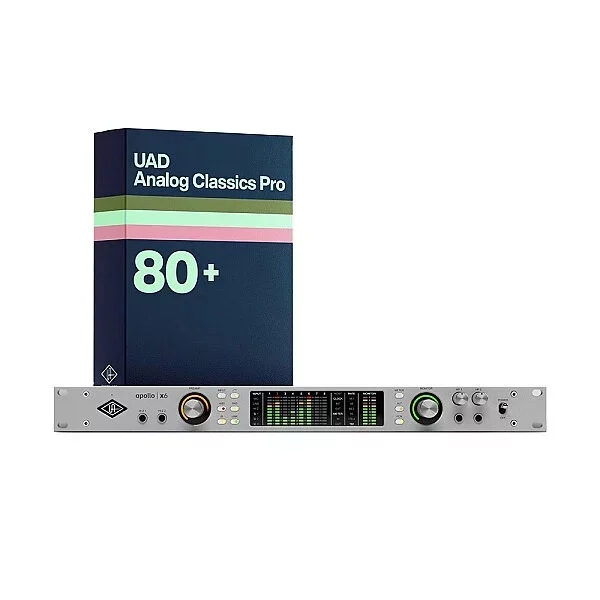 Universal Audio Apollo x6 Gen 2 UAD Analog Classics Pro Thunderbolt 3 Rack Ses Kartı Universal Audio Apollo x6 Gen 2 UAD Analog Classics Pro Thunderbolt 3 Rack Ses Kartı