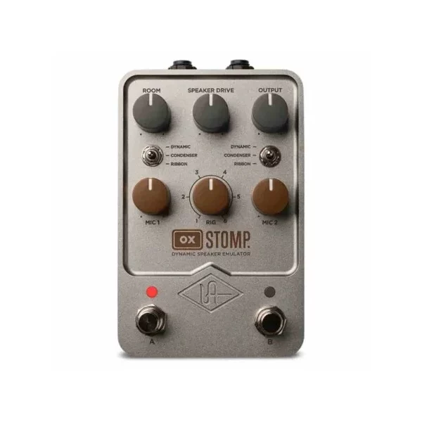 Universal Audio UAFX OX Stomp Dynamic Speaker Emulator Kabin Emülatör Pedalı Universal Audio UAFX OX Stomp Dynamic Speaker Emulator Kabin Emülatör Pedalı