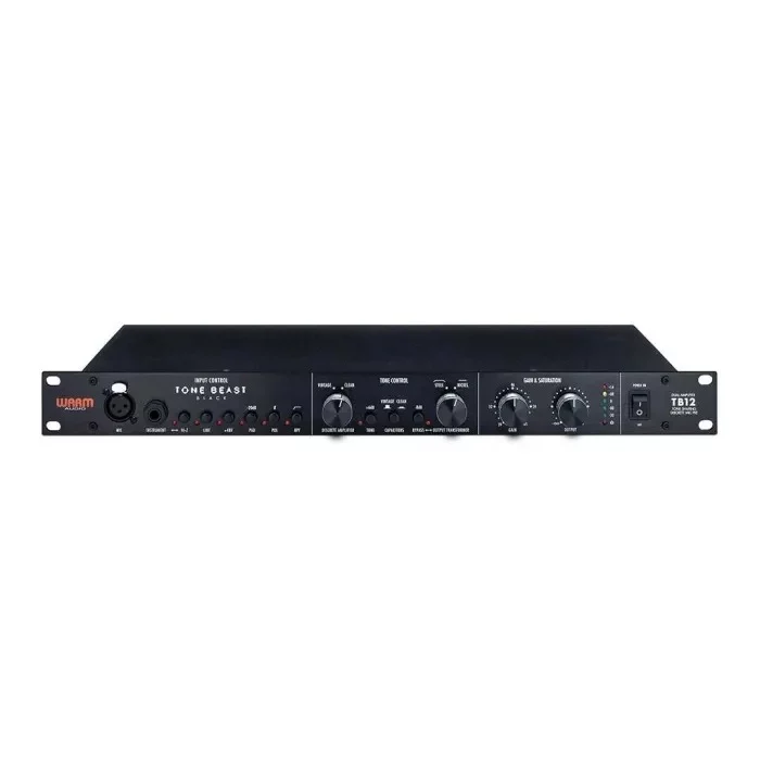 Warm Audio TB12 Tone Beast Mikrofon Preamfisi Siyah Warm Audio TB12 Tone Beast Mikrofon Preamfisi Siyah