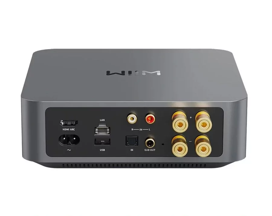 WiiM Amp Pro ve KEF Q3 Meta Network Müzik Sistemi Siyah