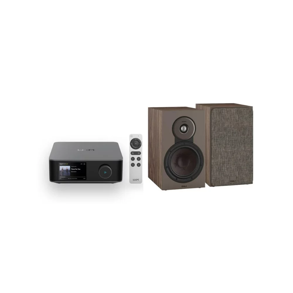 WiiM Amp Ultra ve Dali Sonik 3 Network Müzik Sistemi Ceviz WiiM Amp Ultra ve Dali Sonik 3 Network Müzik Sistemi Ceviz