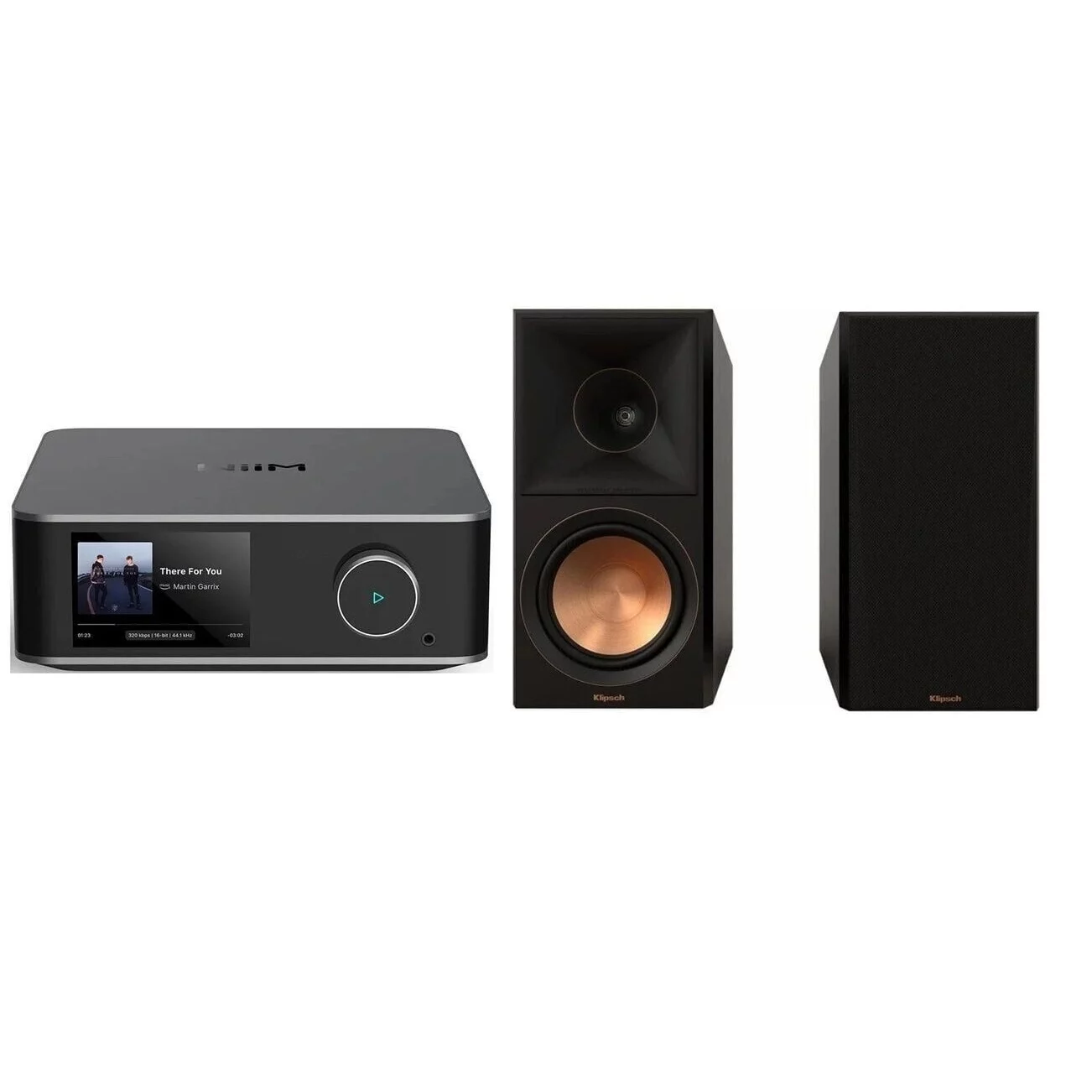 WiiM Amp Ultra ve Klipsch RP-600M II Network Müzik Sistemi WiiM Amp Ultra ve Klipsch RP-600M II Network Müzik Sistemi