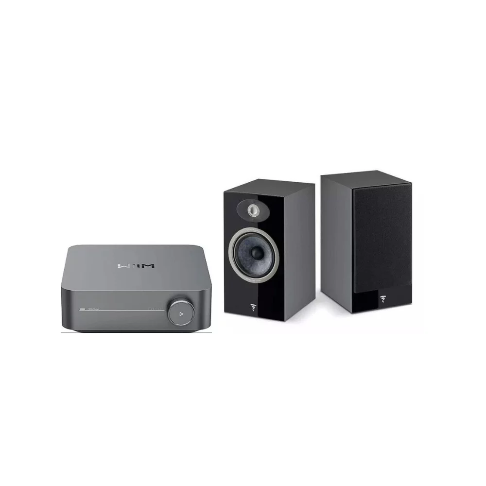 WiiM Amp ve Focal Theva N1 Network Müzik Sistemi Siyah WiiM Amp ve Focal Theva N1 Network Müzik Sistemi Siyah