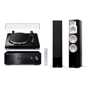 Yamaha A-S301, TT-S303 ve NS-555 Stereo Müzik Sistemi Paketi