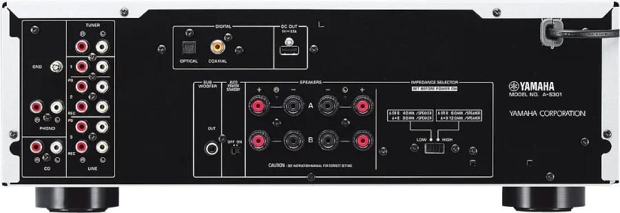 Yamaha A-S301, TT-S303 ve NS-555 Stereo Müzik Sistemi Paketi