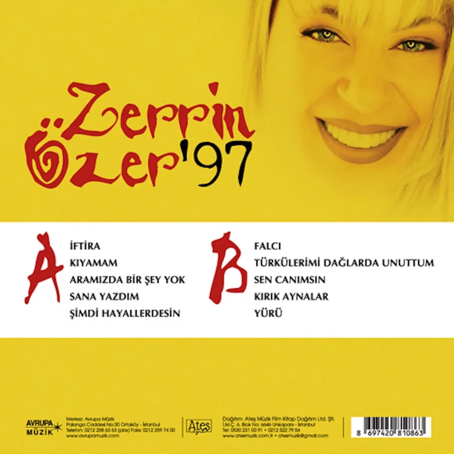 Zerrin Özer - Zerrin Özer '97 (Plak)